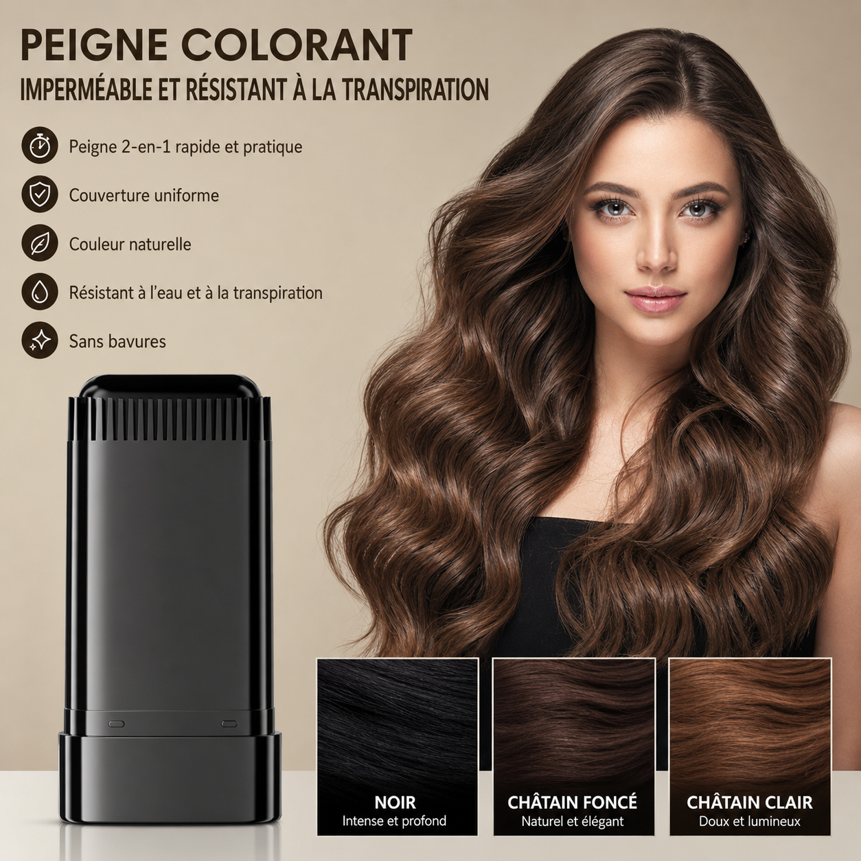 Bâton Correcteur Instantané pour Cheveux homme et femme
