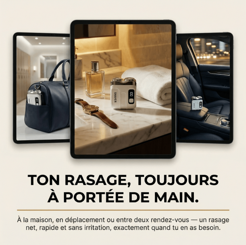 Rasoir Nomade Pro™ Rasage net, sans irritation