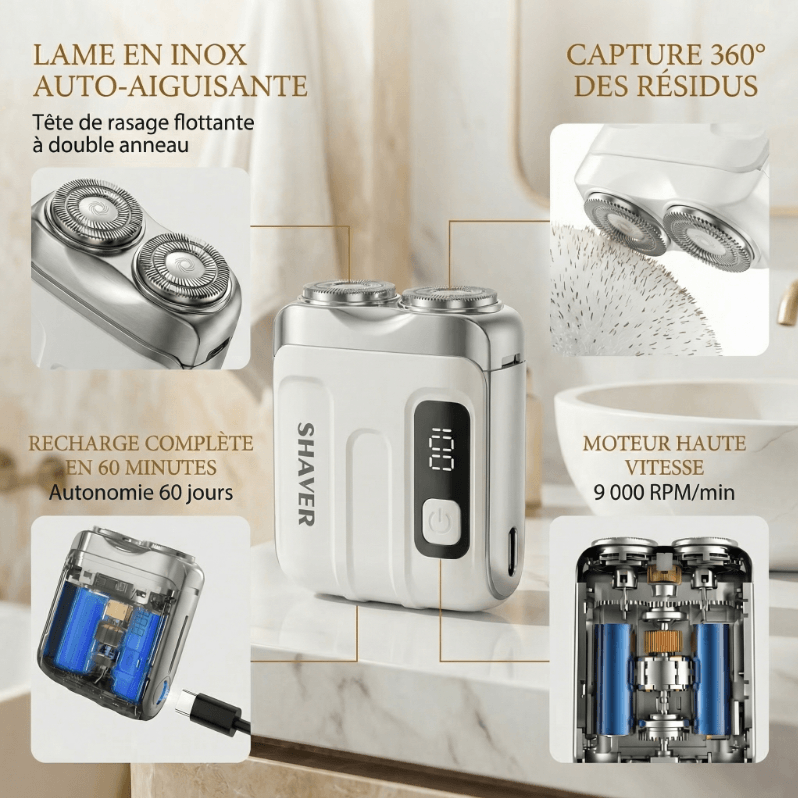 Rasoir Nomade Pro™ Rasage net, sans irritation